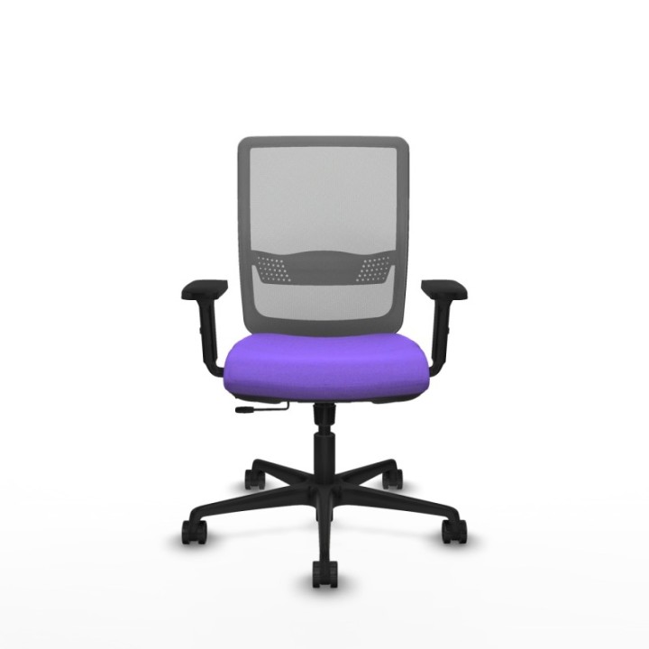 Haches traslack malla gris bali lila brazos 2D base nailon ruedas 65mm nailon