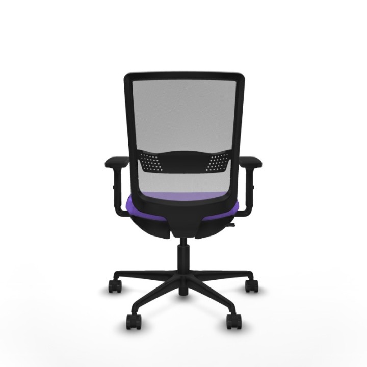 Haches traslack malla gris bali lila brazos 2D base nailon ruedas 65mm nailon