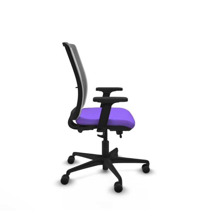 Haches traslack malla gris bali lila brazos 2D base nailon ruedas 65mm nailon