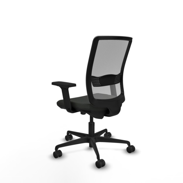 Haches traslack malla gris bali negro brazos 2D base nailon ruedas 65mm nailon