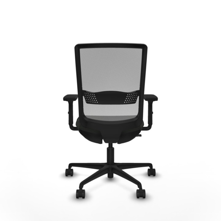 Haches traslack malla gris bali negro brazos 2D base nailon ruedas 65mm nailon