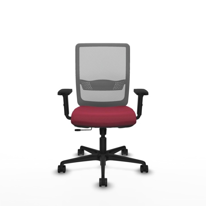 Haches traslack malla gris bali granate brazos 2D base nailon ruedas 65mm nailon