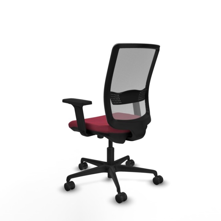 Haches traslack malla gris bali granate brazos 2D base nailon ruedas 65mm nailon