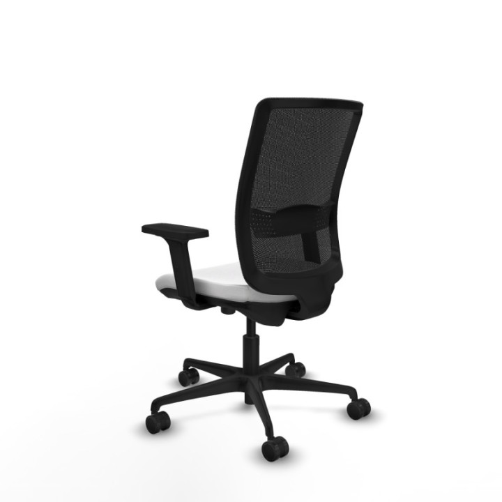 Haches traslack malla negra bali blanco brazos 2D base nailon ruedas 65mm nailon