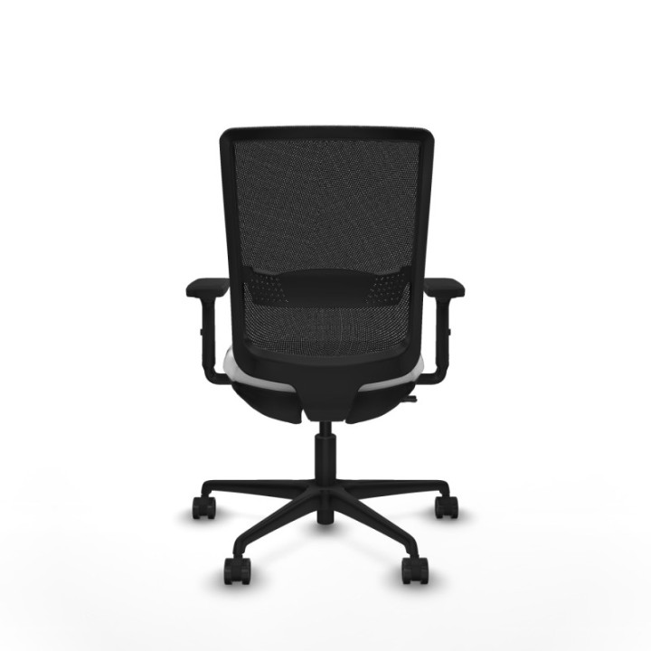 Haches traslack malla negra bali blanco brazos 2D base nailon ruedas 65mm nailon