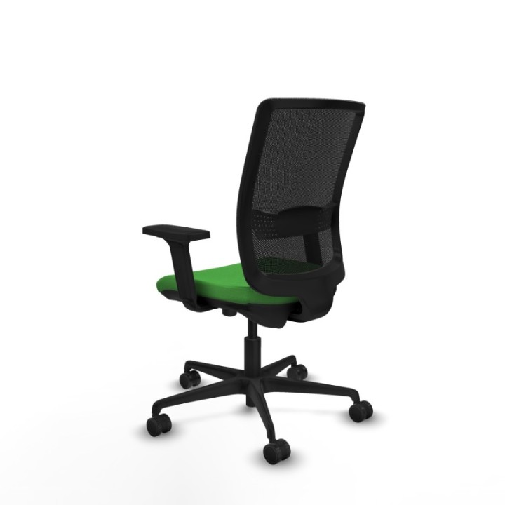 Haches traslack malla negra bali verde brazos 2D base nailon ruedas 65mm nailon