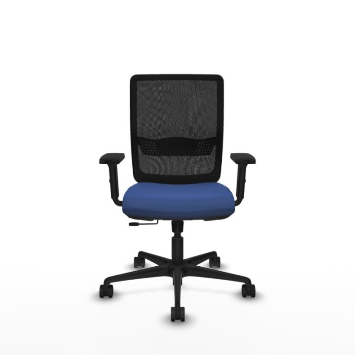 Haches traslack malla negra bali azul marino brazos 2D base nailon ruedas 65mm nailon