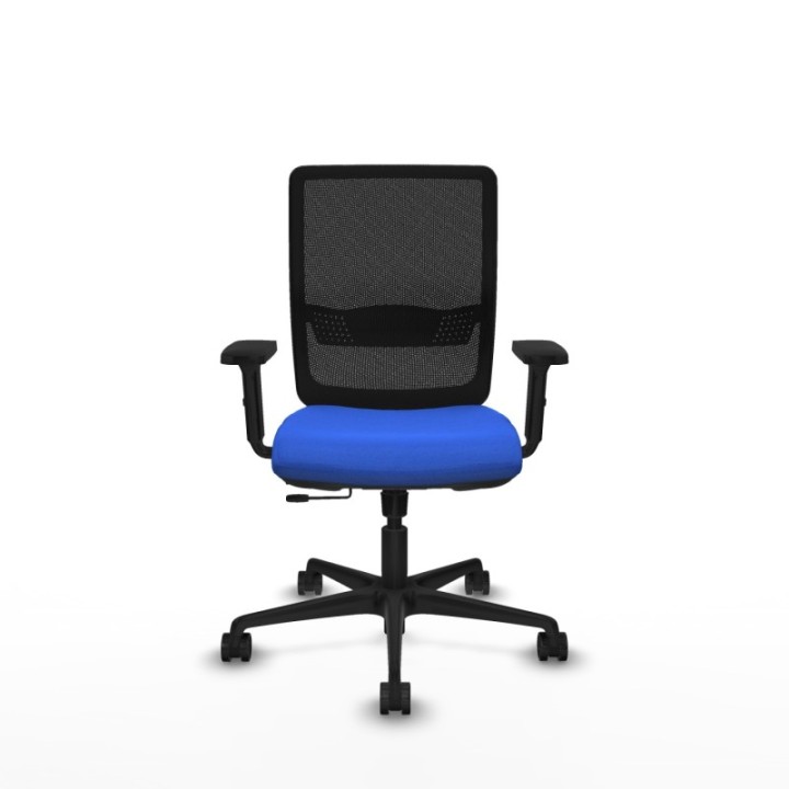 Haches traslack malla negra bali azul brazos 2D base nailon ruedas 65mm nailon