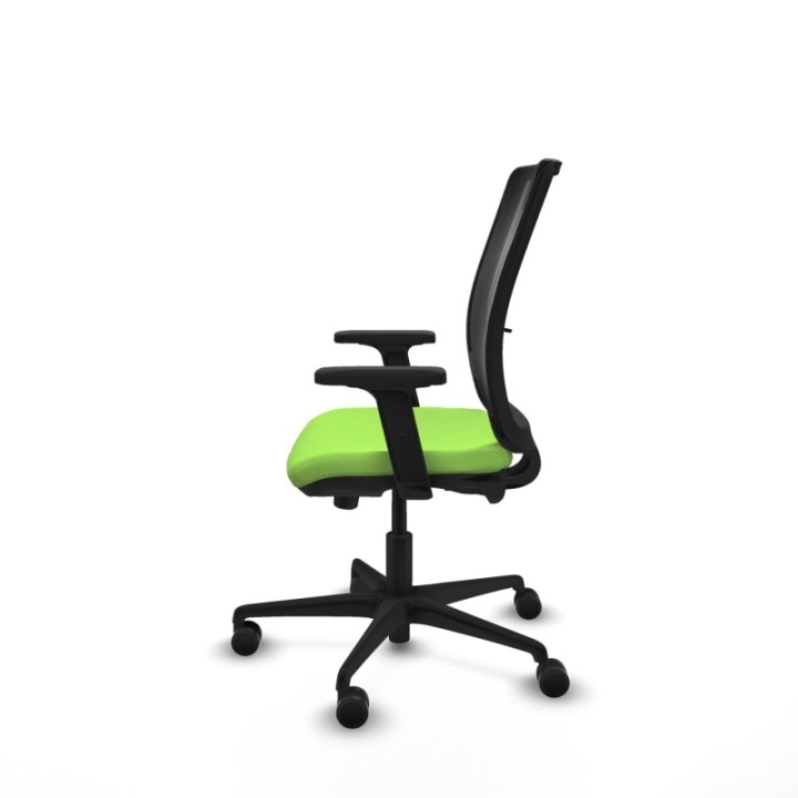 Haches traslack malla negra bali pistacho brazos 2D base nailon ruedas 65mm nailon