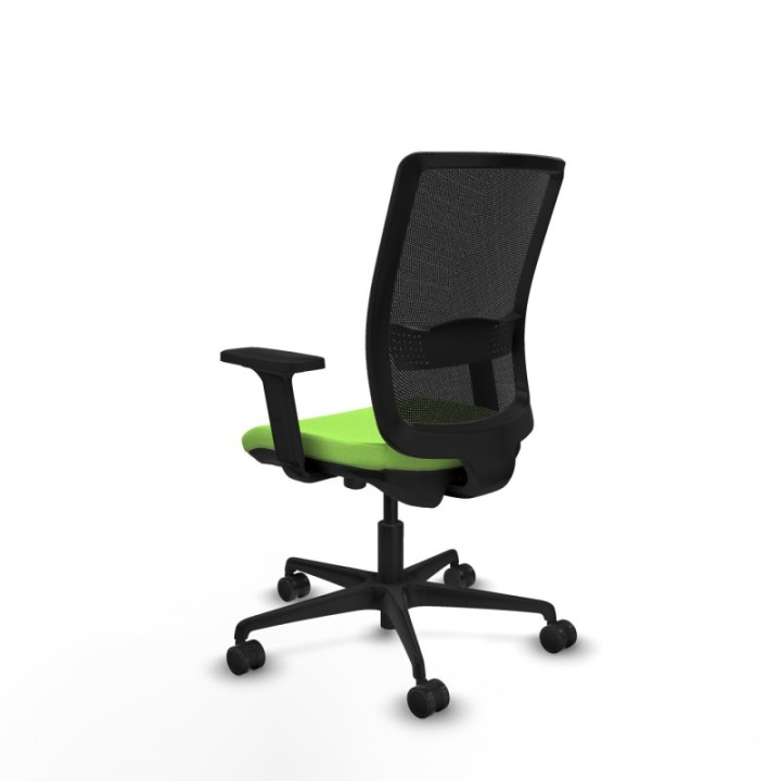 Haches traslack malla negra bali pistacho brazos 2D base nailon ruedas 65mm nailon