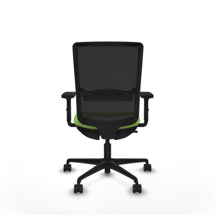 Haches traslack malla negra bali pistacho brazos 2D base nailon ruedas 65mm nailon