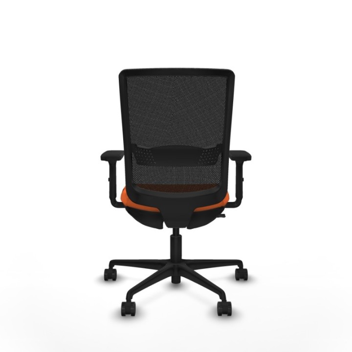 Haches traslack malla negra bali naranja brazos 2D base nailon ruedas 65mm nailon