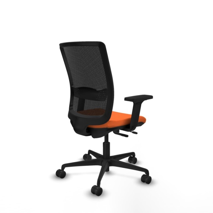 Haches traslack malla negra bali naranja brazos 2D base nailon ruedas 65mm nailon