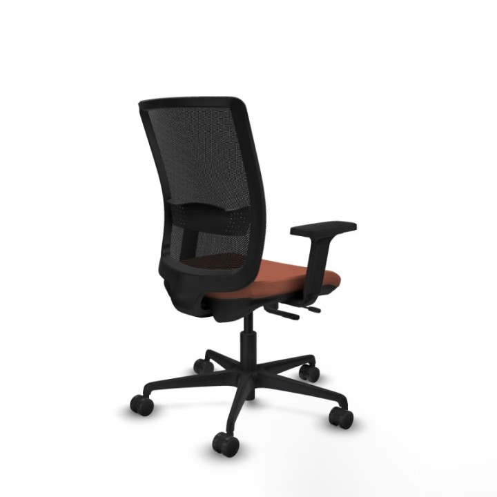 Haches traslack malla negra bali marrón brazos 2D base nailon ruedas 65mm nailon