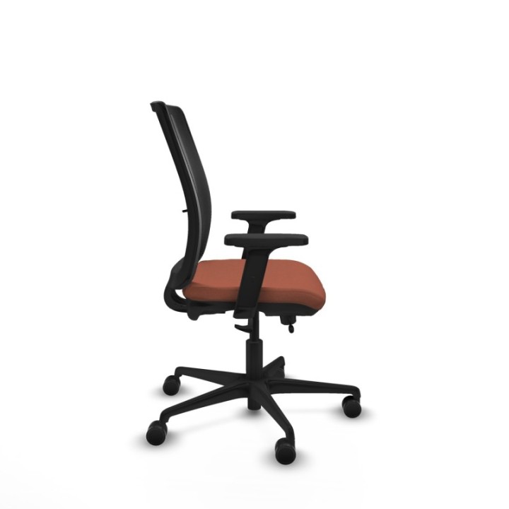 Haches traslack malla negra bali marrón brazos 2D base nailon ruedas 65mm nailon