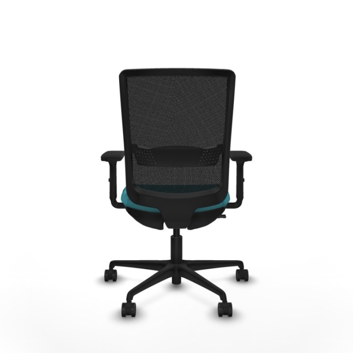 Haches traslack malla negra bali turquesa brazos 2D base nailon ruedas 65mm nailon