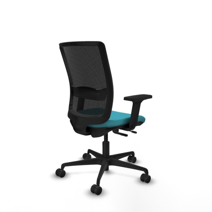 Haches traslack malla negra bali turquesa brazos 2D base nailon ruedas 65mm nailon