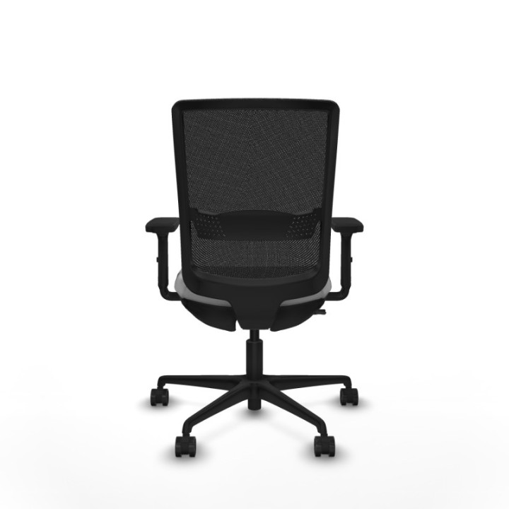 Haches traslack malla negra bali gris claro brazos 2D base nailon ruedas 65mm nailon