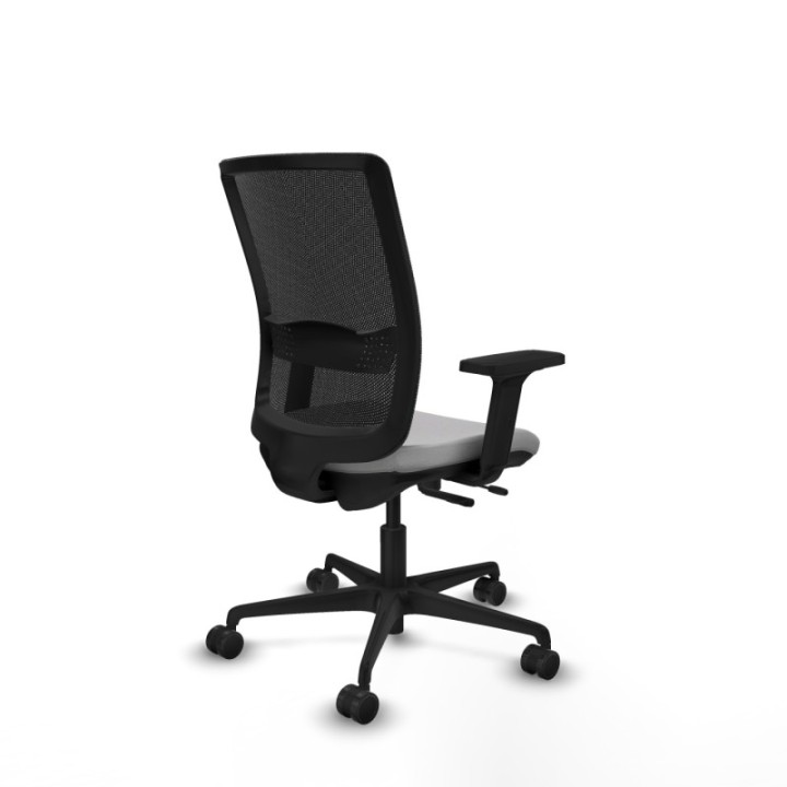 Haches traslack malla negra bali gris claro brazos 2D base nailon ruedas 65mm nailon