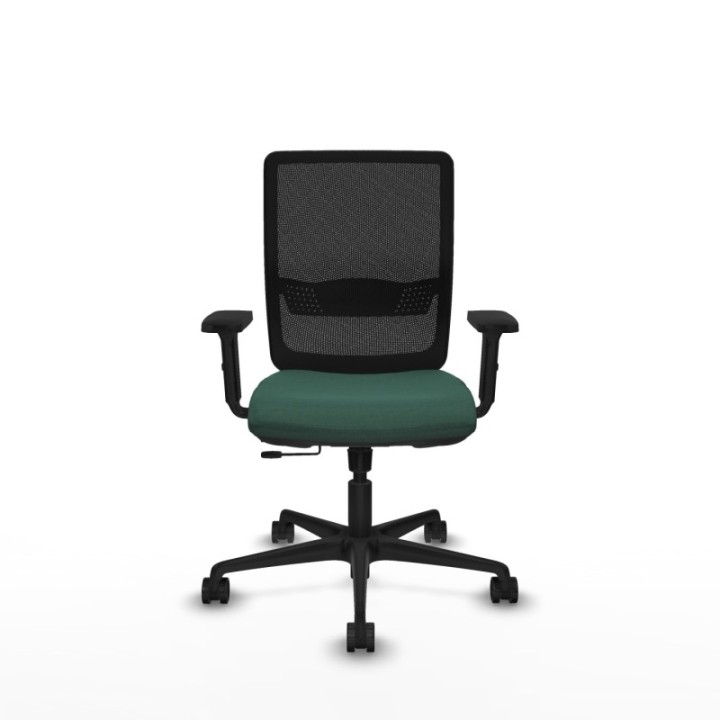 Haches traslack malla negra bali verde botella brazos 2D base nailon ruedas 65mm nailon