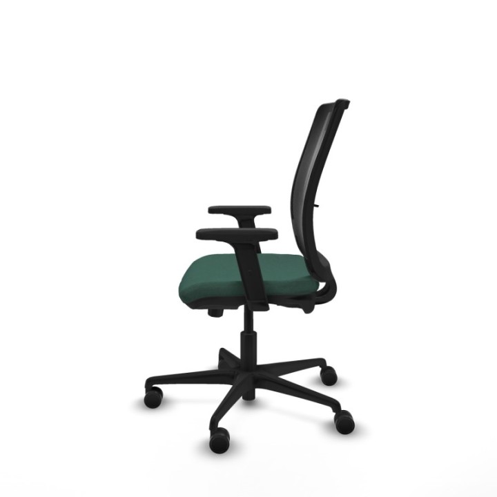 Haches traslack malla negra bali verde botella brazos 2D base nailon ruedas 65mm nailon