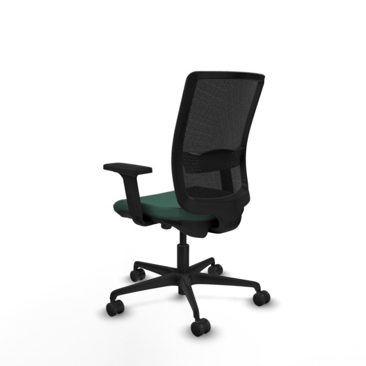 Haches traslack malla negra bali verde botella brazos 2D base nailon ruedas 65mm nailon