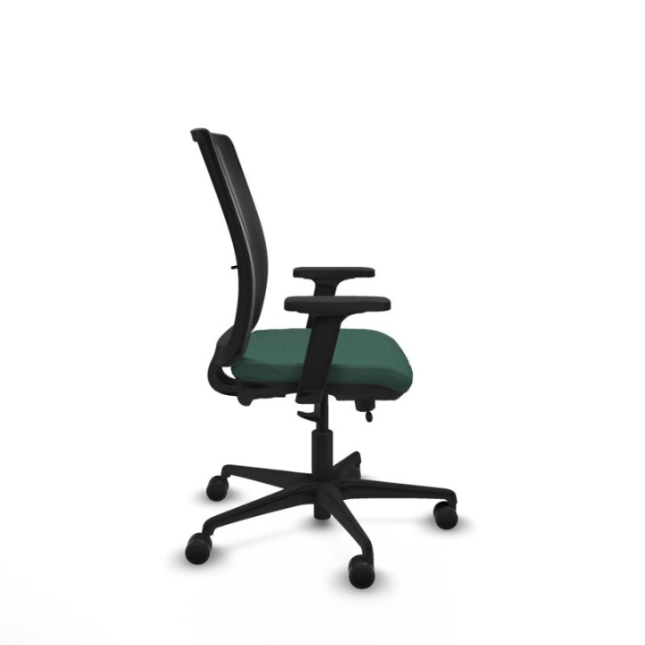 Haches traslack malla negra bali verde botella brazos 2D base nailon ruedas 65mm nailon