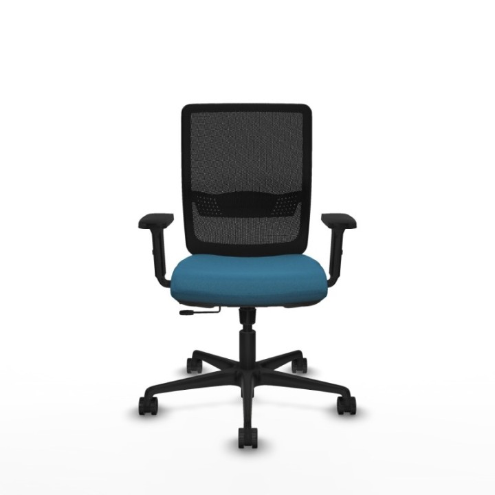 Haches traslack malla negra bali verde petroleo brazos 2D base nailon ruedas 65mm nailon