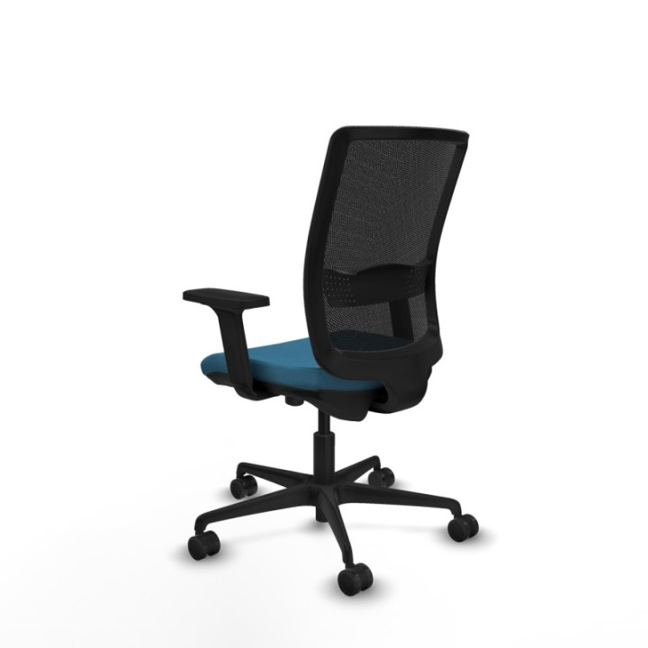 Haches traslack malla negra bali verde petroleo brazos 2D base nailon ruedas 65mm nailon