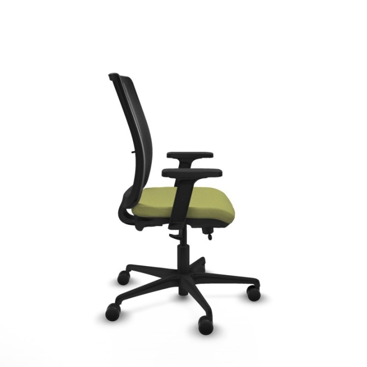 Haches traslack malla negra bali verde oliva brazos 2D base nailon ruedas 65mm nailon