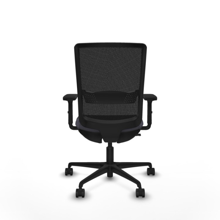 Haches traslack malla negra bali gris oscuro brazos 2D base nailon ruedas 65mm nailon