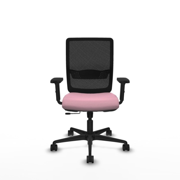 Haches traslack malla negra bali rosa brazos 2D base nailon ruedas 65mm nailon