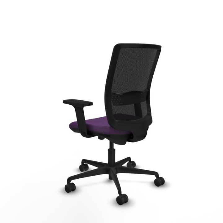 Haches traslack malla negra bali morado brazos 2D base nailon ruedas 65mm nailon