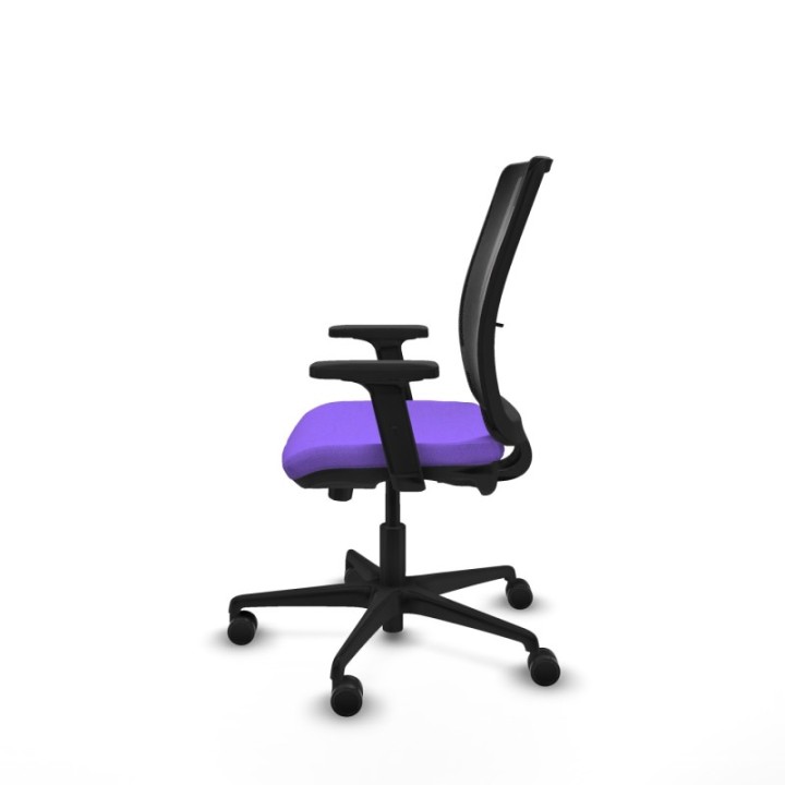 Haches traslack malla negra bali lila brazos 2D base nailon ruedas 65mm nailon