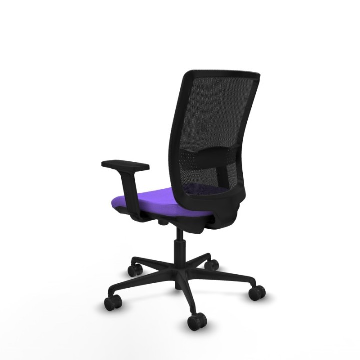 Haches traslack malla negra bali lila brazos 2D base nailon ruedas 65mm nailon