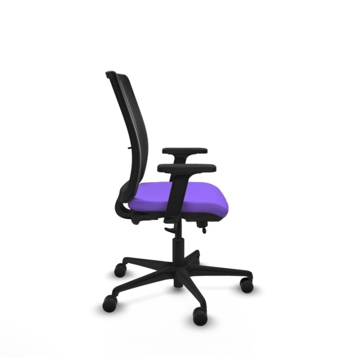 Haches traslack malla negra bali lila brazos 2D base nailon ruedas 65mm nailon