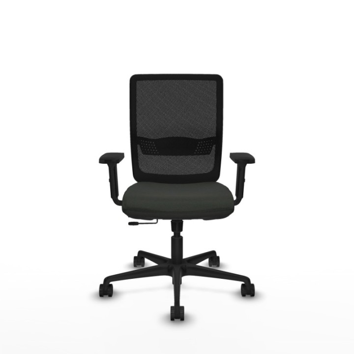 Haches traslack malla negra bali negro brazos 2D base nailon ruedas 65mm nailon