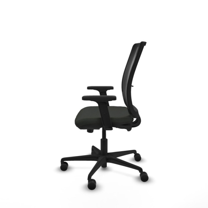 Haches traslack malla negra bali negro brazos 2D base nailon ruedas 65mm nailon