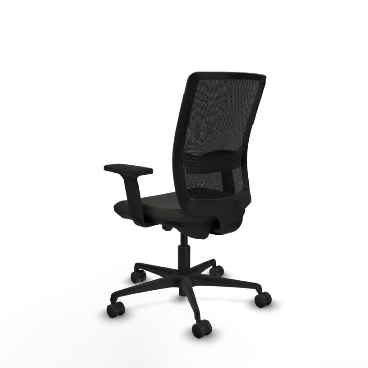 Haches traslack malla negra bali negro brazos 2D base nailon ruedas 65mm nailon