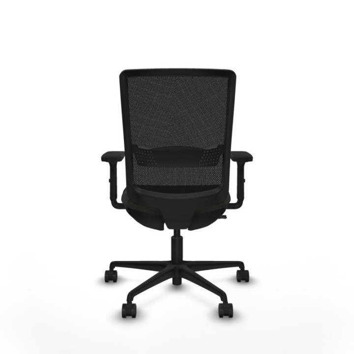 Haches traslack malla negra bali negro brazos 2D base nailon ruedas 65mm nailon