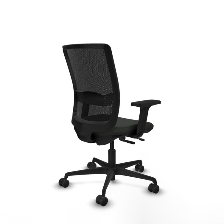 Haches traslack malla negra bali negro brazos 2D base nailon ruedas 65mm nailon