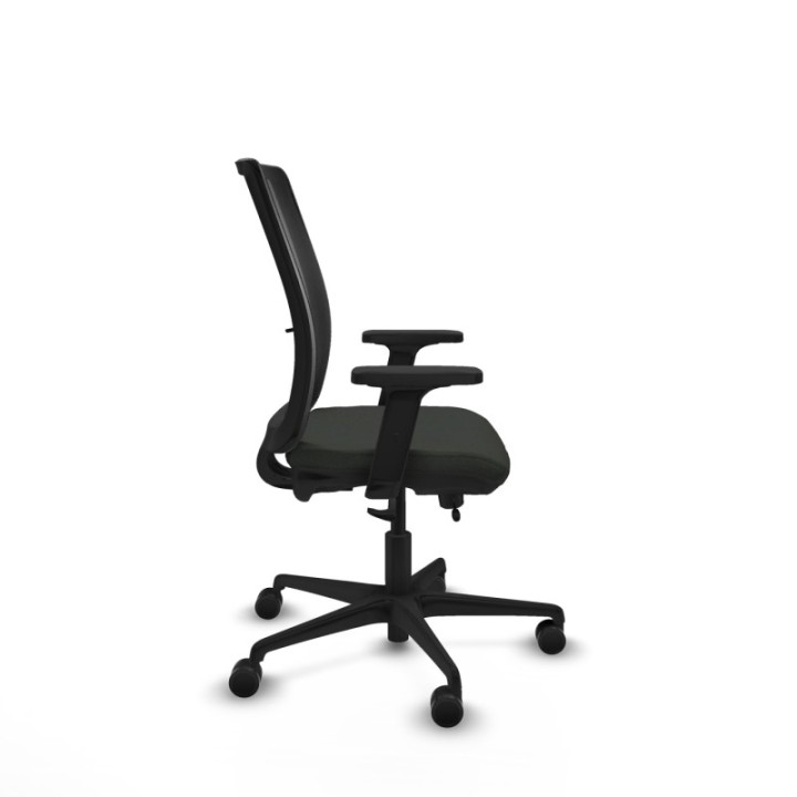 Haches traslack malla negra bali negro brazos 2D base nailon ruedas 65mm nailon