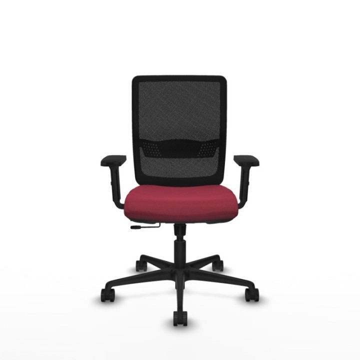 Haches traslack malla negra bali granate brazos 2D base nailon ruedas 65mm nailon