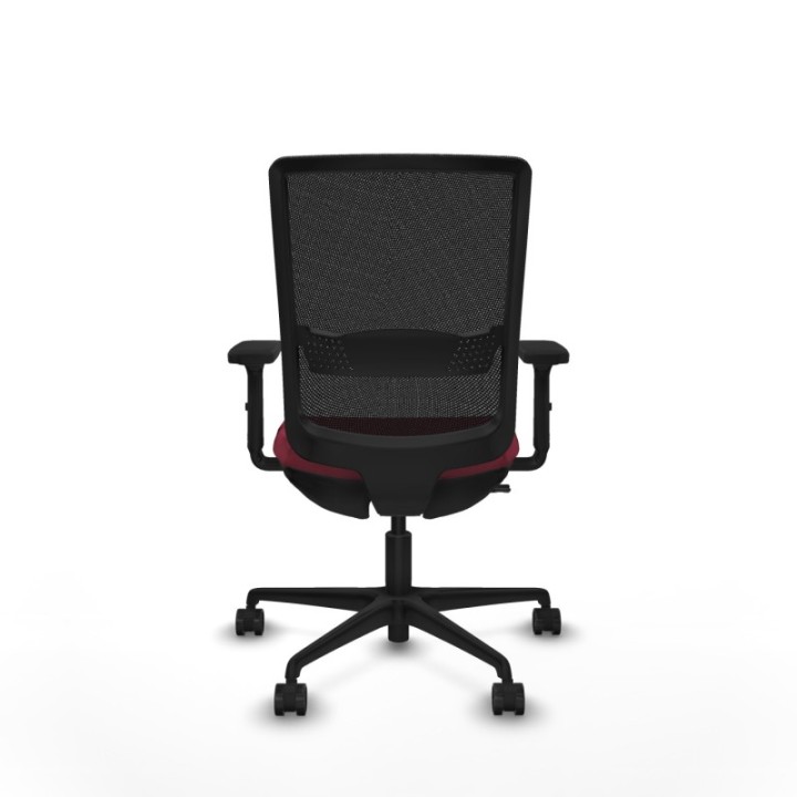 Haches traslack malla negra bali granate brazos 2D base nailon ruedas 65mm nailon