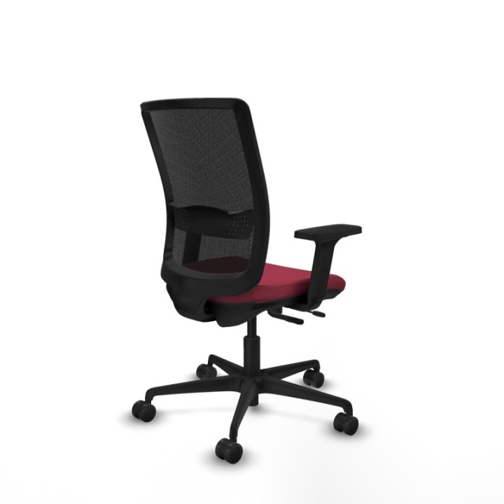 Haches traslack malla negra bali granate brazos 2D base nailon ruedas 65mm nailon