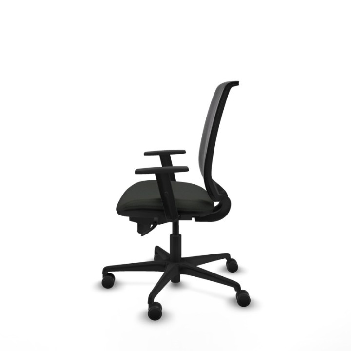 Alares sincro malla negra bali negro brazos 1D base nailon  ruedas 65 mm nailon