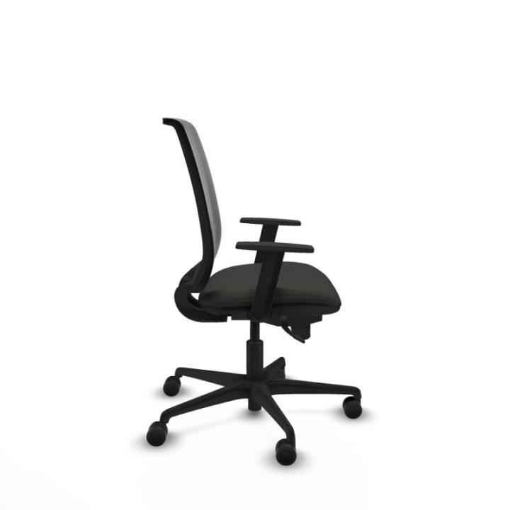 Alares sincro malla negra bali negro brazos 1D base nailon  ruedas 65 mm nailon