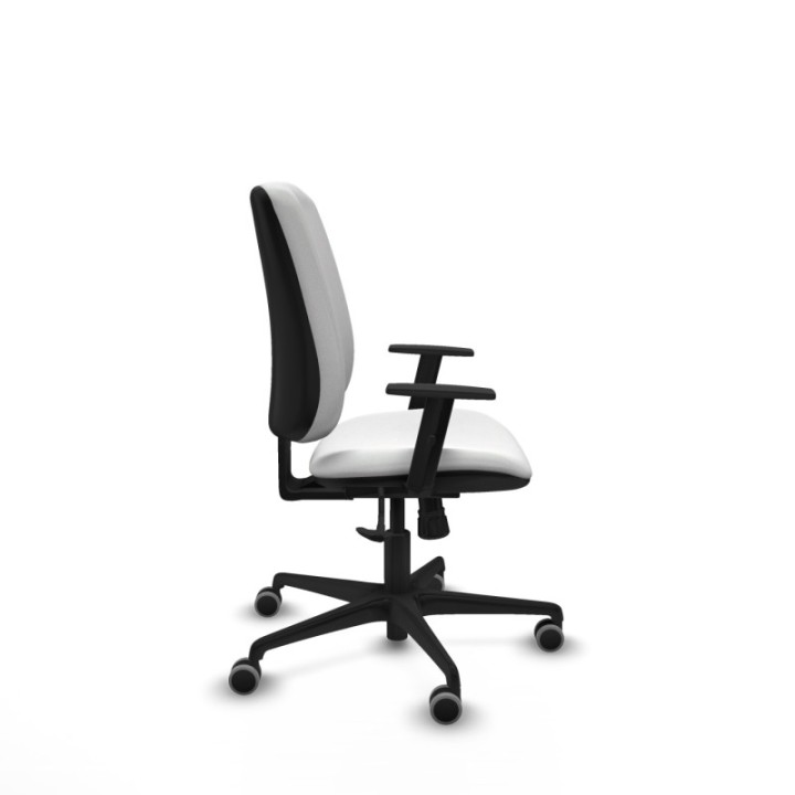 Alares tapizada sincro bali blanco brazos 1D base nailon ruedas 65mm engomadas