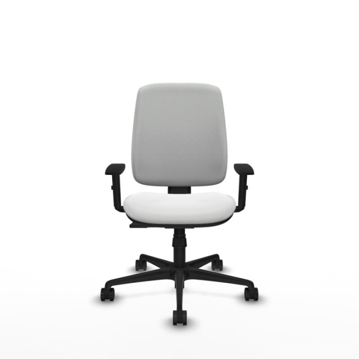 Alares tapizada sincro bali blanco brazos 1D base nailon ruedas 65 mm nailon