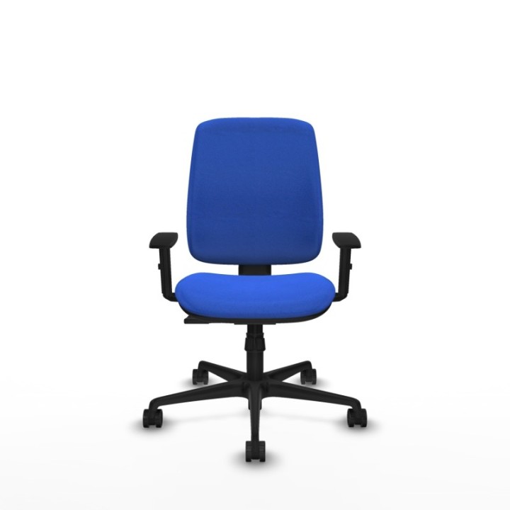 Alares tapizada sincro bali azul brazos 1D base nailon ruedas 65 mm nailon